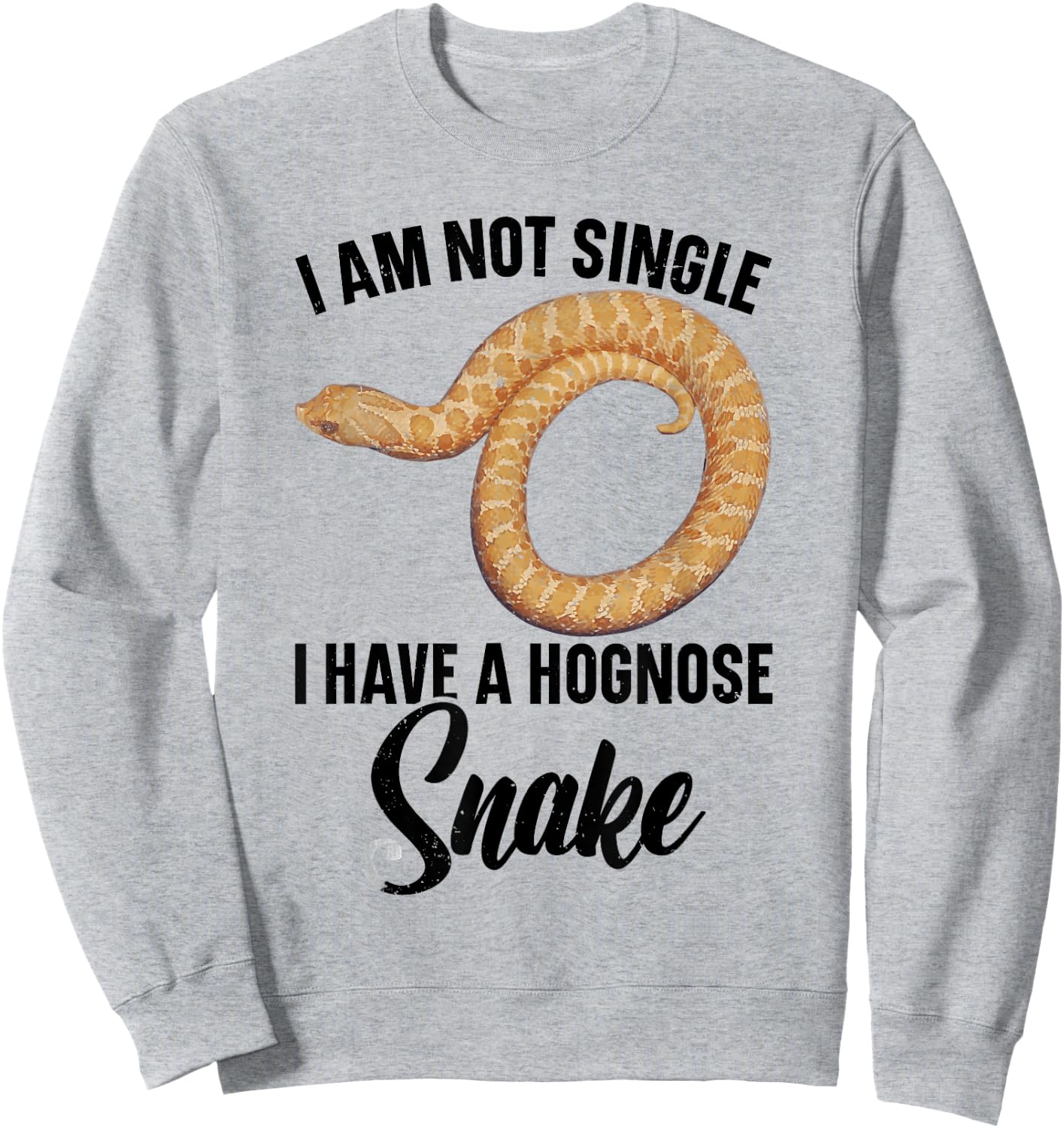 Hognose Snake Plush Hognose Snake Hide Hognose Snake Sweatshirt - Sweatshirt | Ash