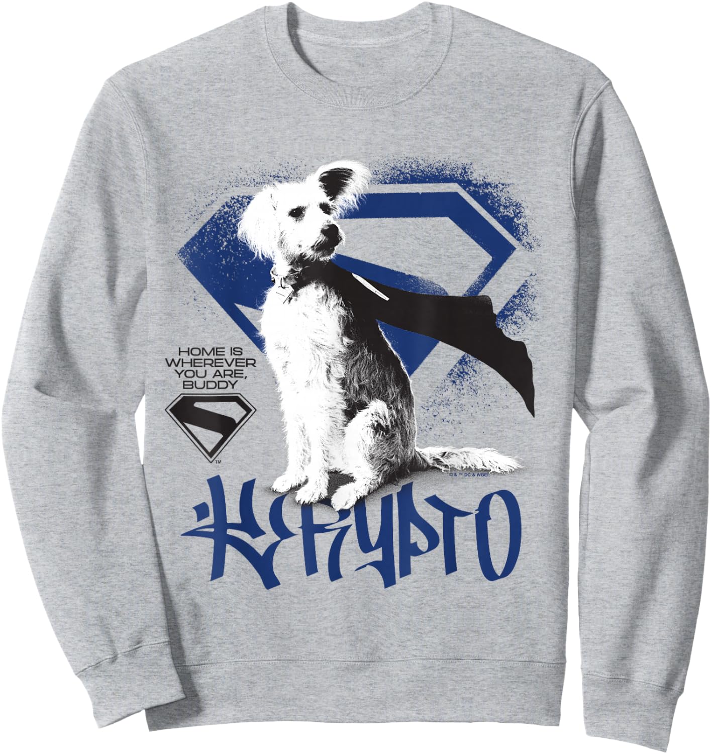 Supergirl 2026 Krypto Graffiti Sweatshirt - Sweatshirt | Ash