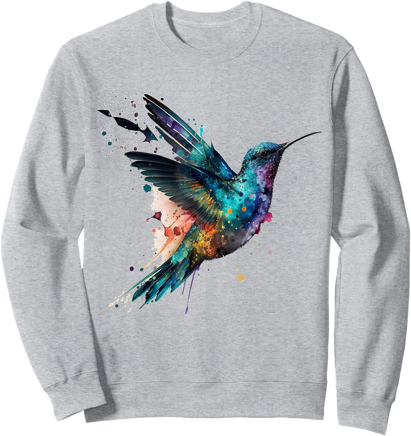 Vogel Kunst Tiere Tier Design Vogel Sweatshirt - Sweatshirt | Ash