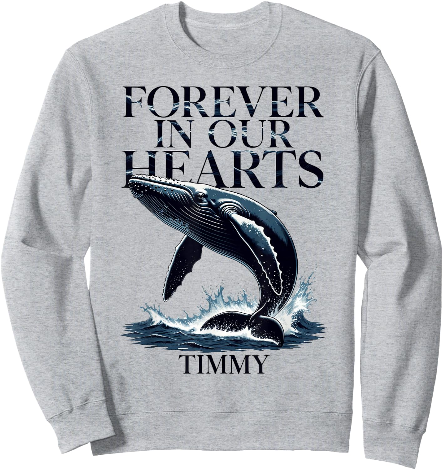 Timmy Wal Ostsee Buckelwal Team Hope Free In Our Hearts 2026 Sweatshirt - Sweatshirt | Ash