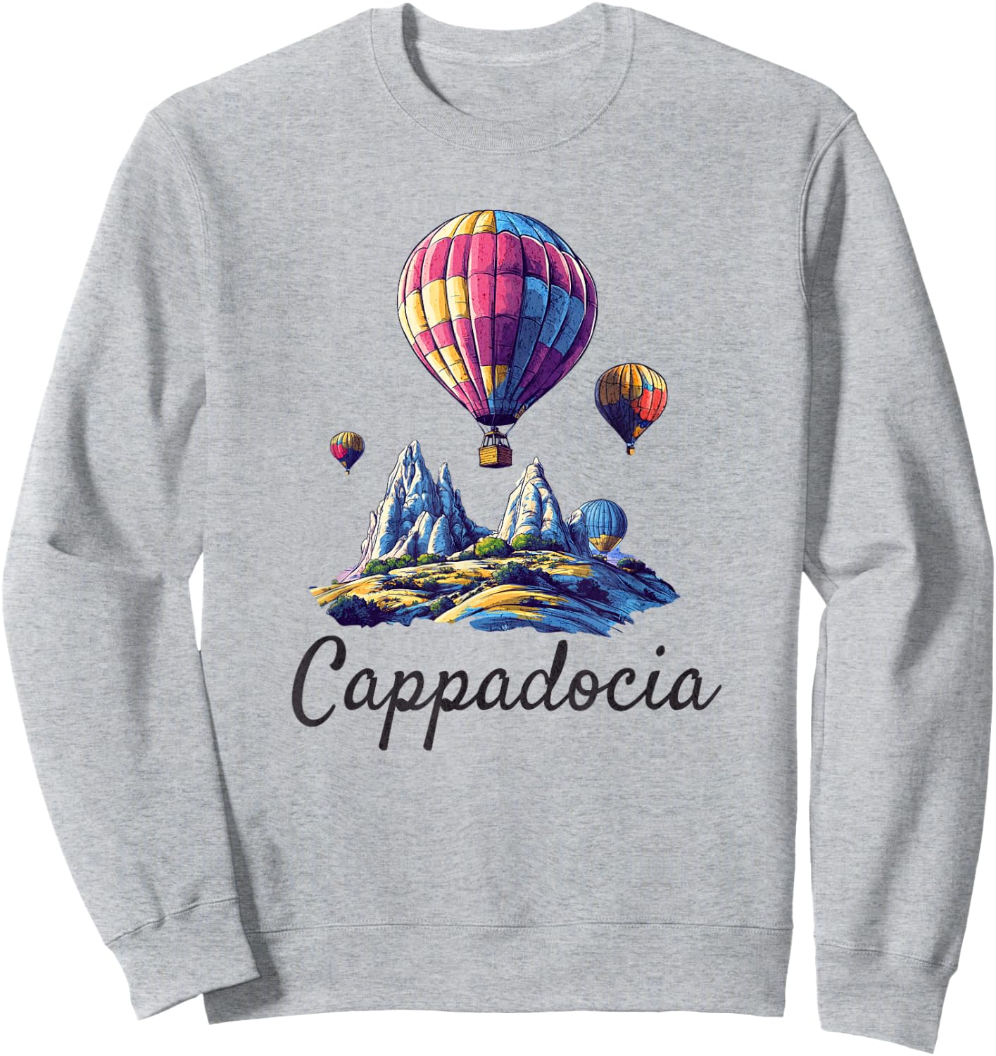 Turkey Cappadocia Souvenir / Cappadocia Sweatshirt - Sweatshirt | Ash