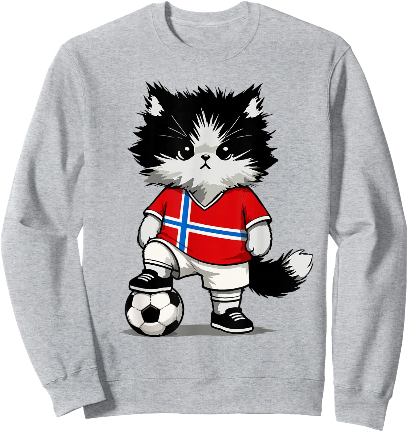 Norwegian Flag Men Women Kids Norway Sweatshirt - Sweatshirt | Ash