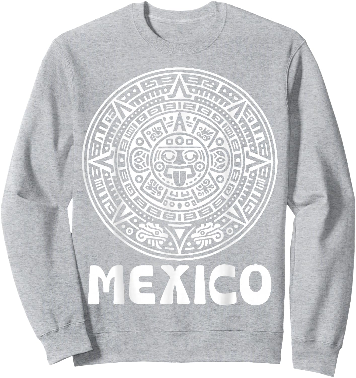 Calendrier aztèque Futbol Mexico Soccer Fan Mexican Pride 2026 Sweatshirt - Sweatshirt | Ash
