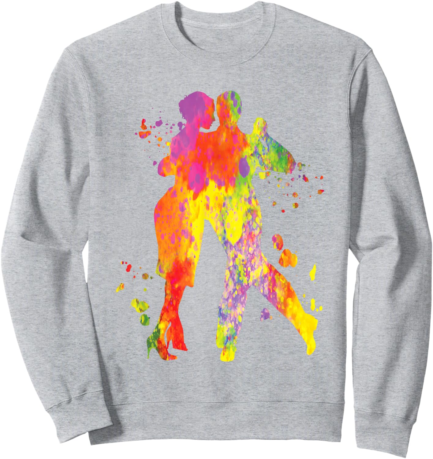 Tango Argentino Dancing Heartbeat Milonga Vals Tango-Tänzer Sweatshirt - Sweatshirt | Ash