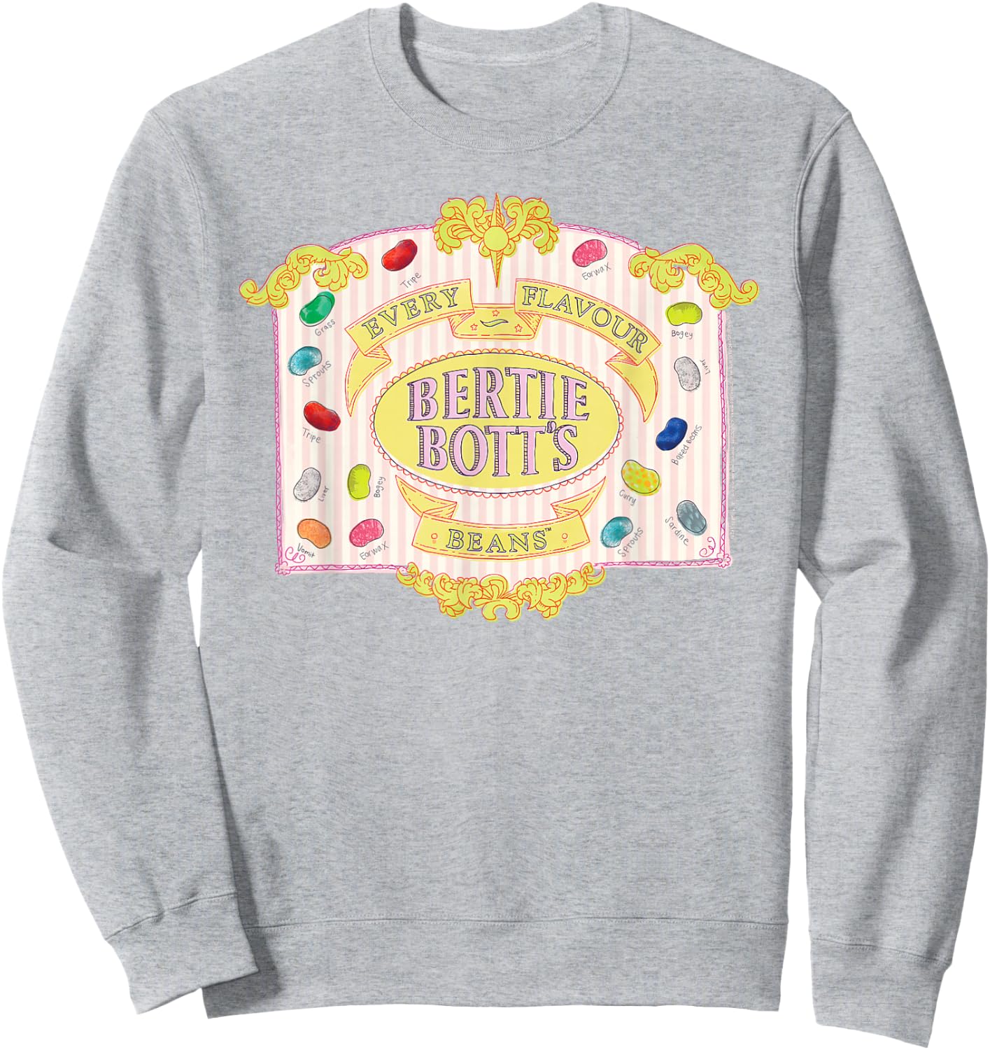 Harry Potter Bertie Bott's Every Flavour Beans Sweatshirt - Sweatshirt | Ash