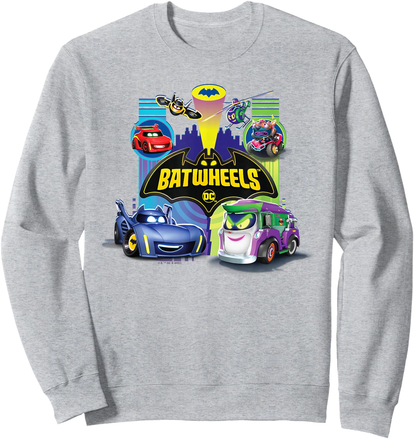 Batman Batwheels Team vs Team Sweatshirt - Sweatshirt | Ash