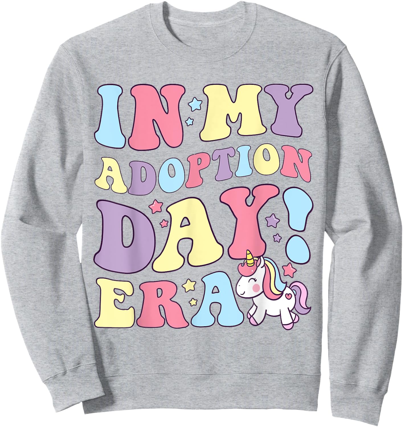 Outta My Way It's Adoption Day, In My Adoption Day Era Kids Sweatshirt - Sweatshirt | Ash