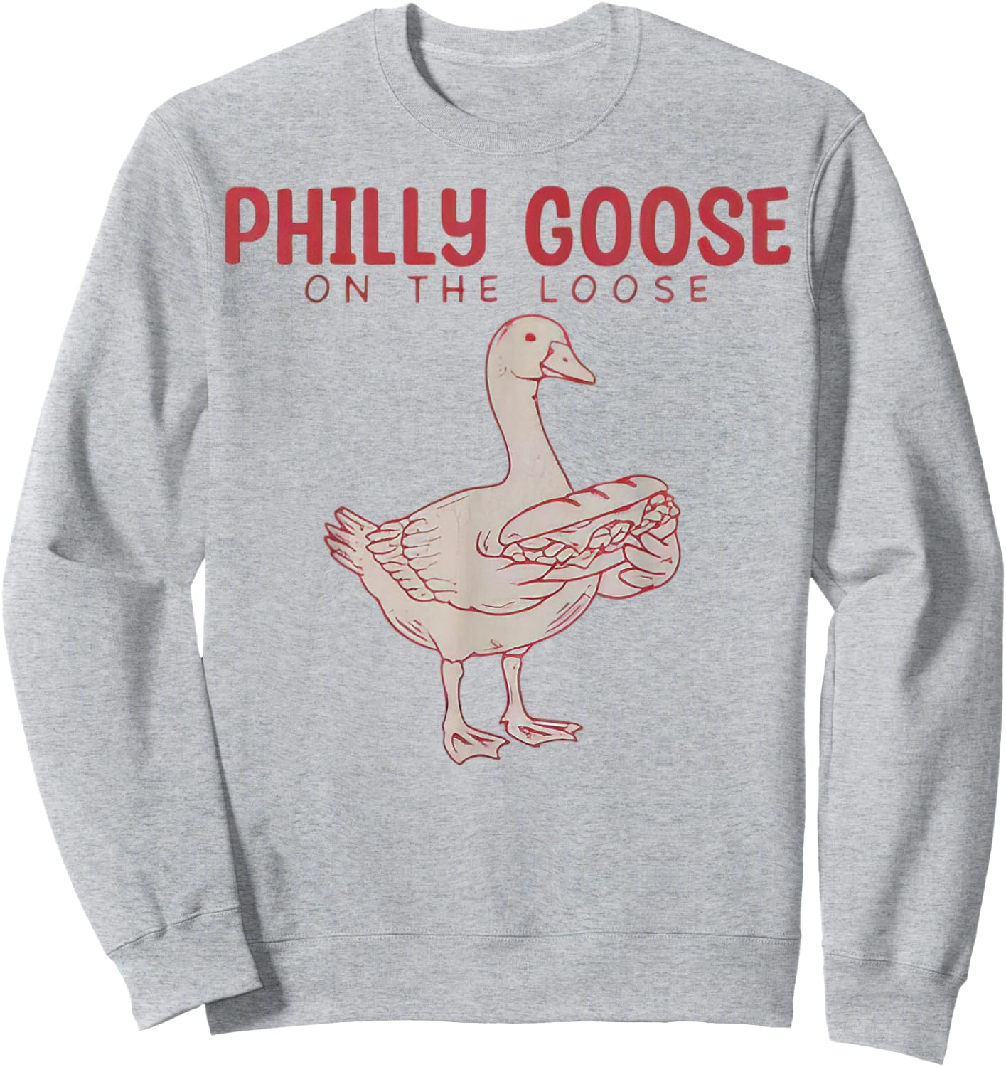 Philly Goose On The Loose Sweatshirt - Sweatshirt | Ash