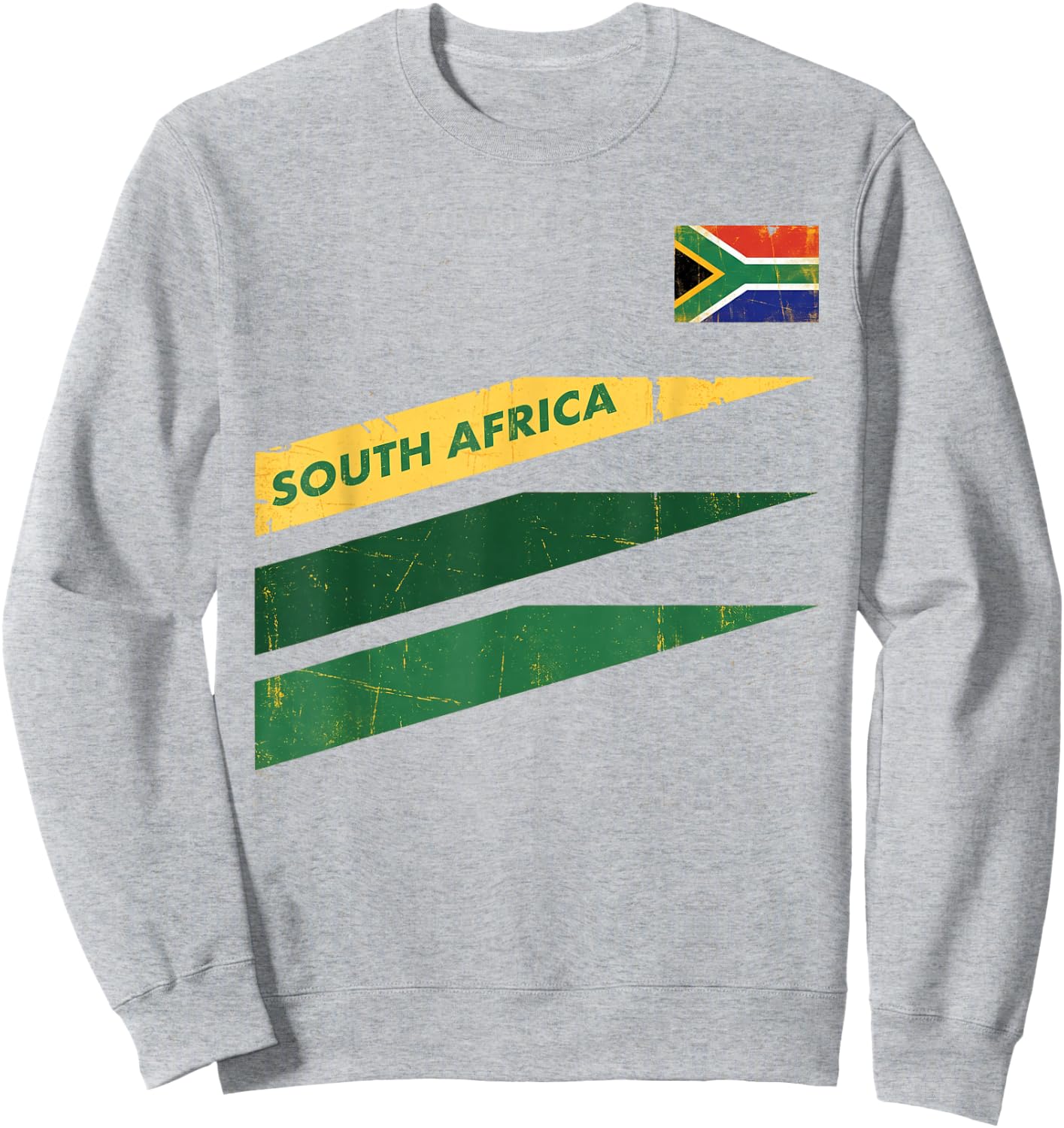 South Africa Retro Vintage Jersey Capetown African Sweatshirt - Sweatshirt | Ash