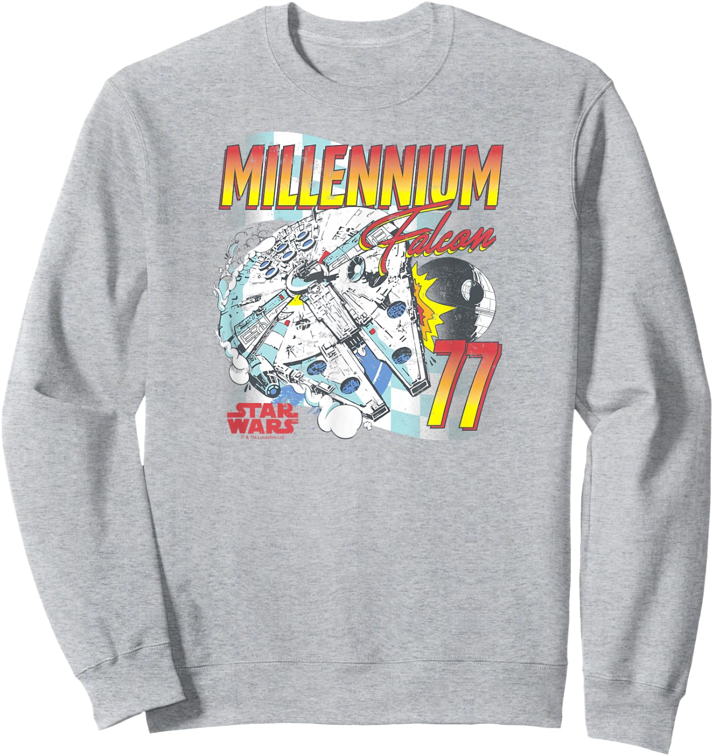 Star Wars - Millennium Falcon Facing Sweatshirt - Sweatshirt | Ash