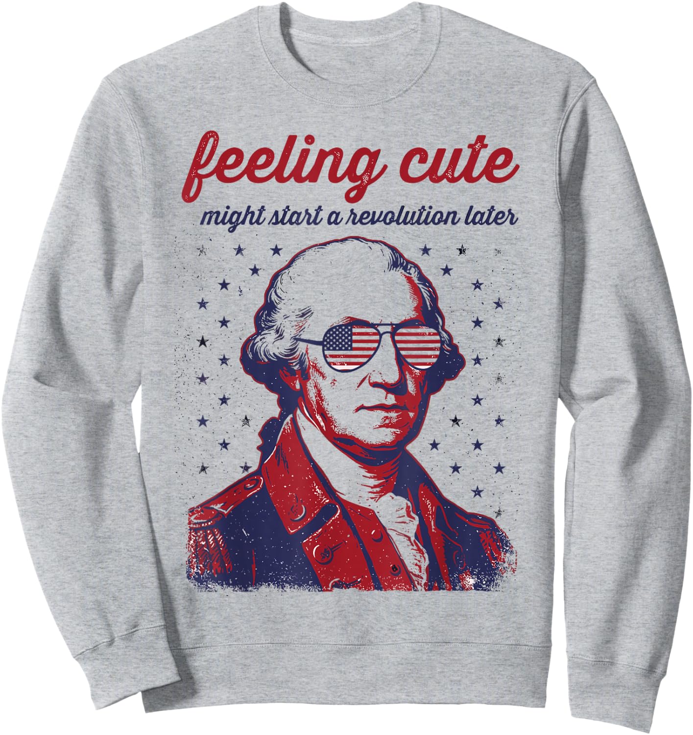 4th July Sweatshirt - Sweatshirt | Ash