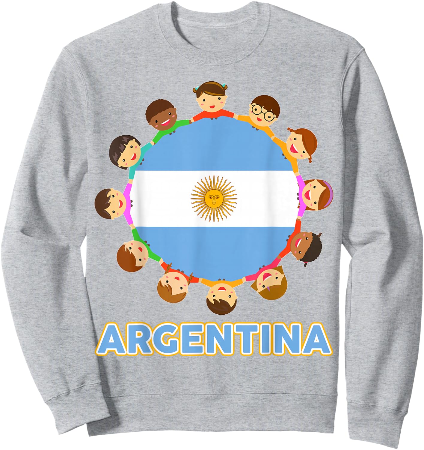 Kids Argentina-Shirt Flag Argentinian Toddler Boys Men Women Sweatshirt - Sweatshirt | Ash
