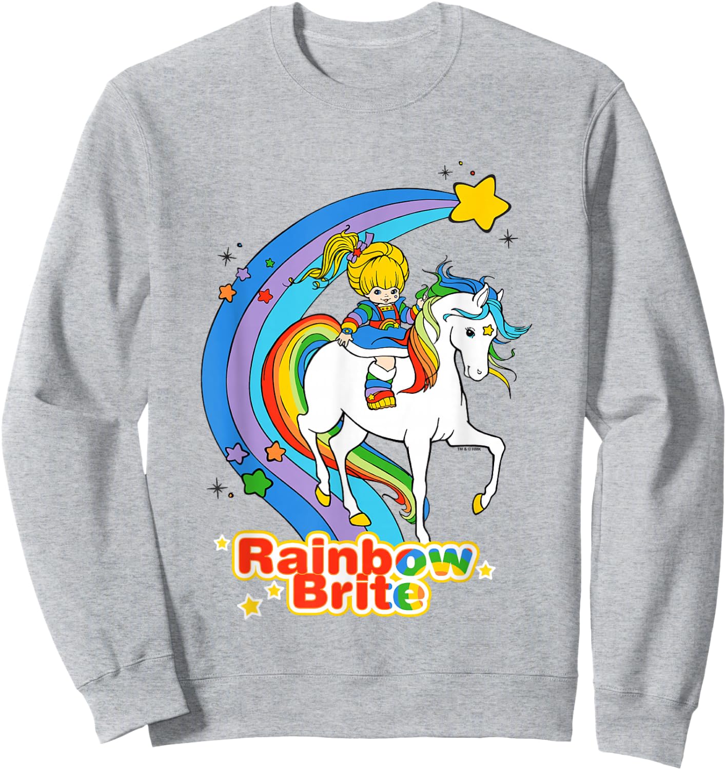 Rainbow Brite & Starlite Best Friends Forever Sweatshirt - Sweatshirt | Ash