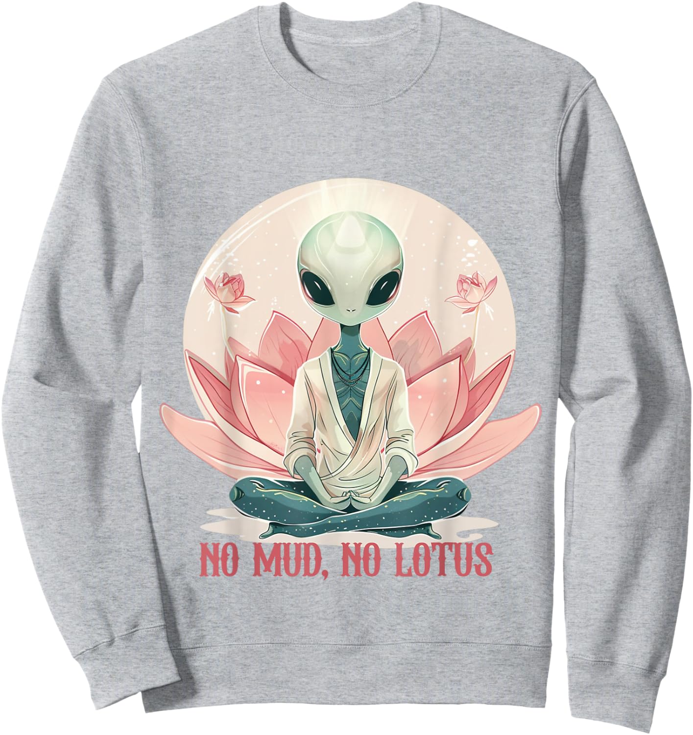 Awesome Alien Yoga – The Gift Yoga Lovers Sweatshirt - Sweatshirt | Ash