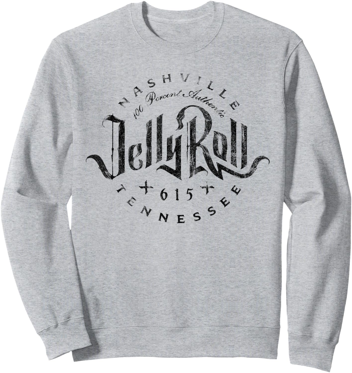 Jelly Roll - Nashville Sweatshirt - Sweatshirt | Ash