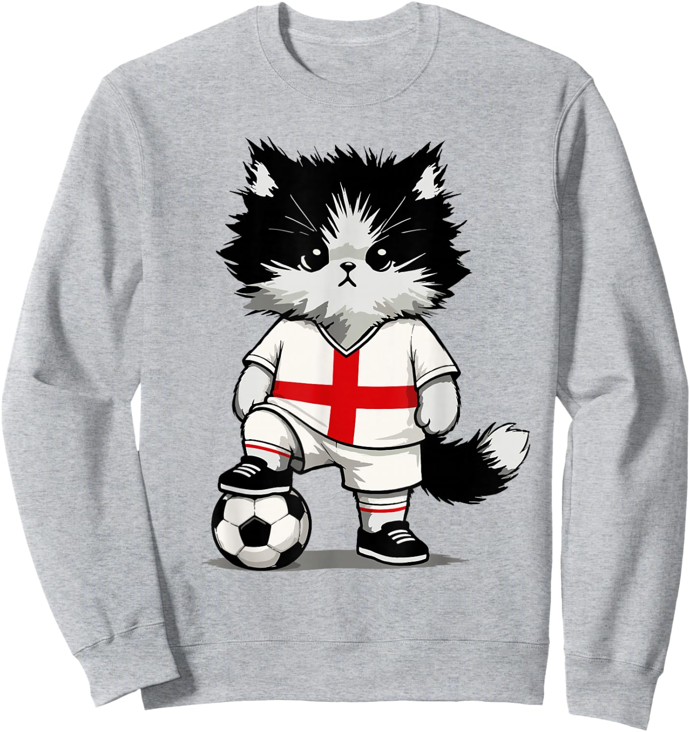 English Flag Men Women Kids England Sweatshirt - Sweatshirt | Ash