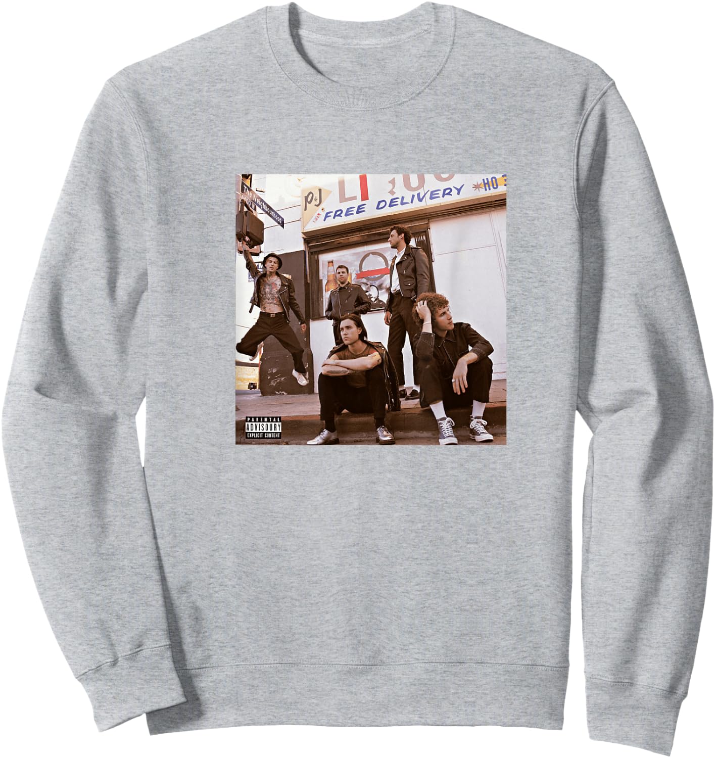 The Neighbourhood Hard to Imagine Album Cover Sweatshirt - Sweatshirt | Ash