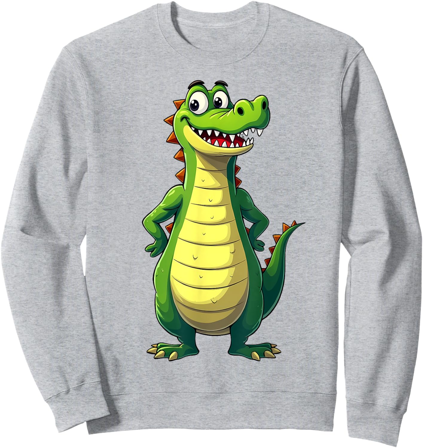 Crocodile costume, alligator, carnival, animal Sweatshirt - Sweatshirt | Ash