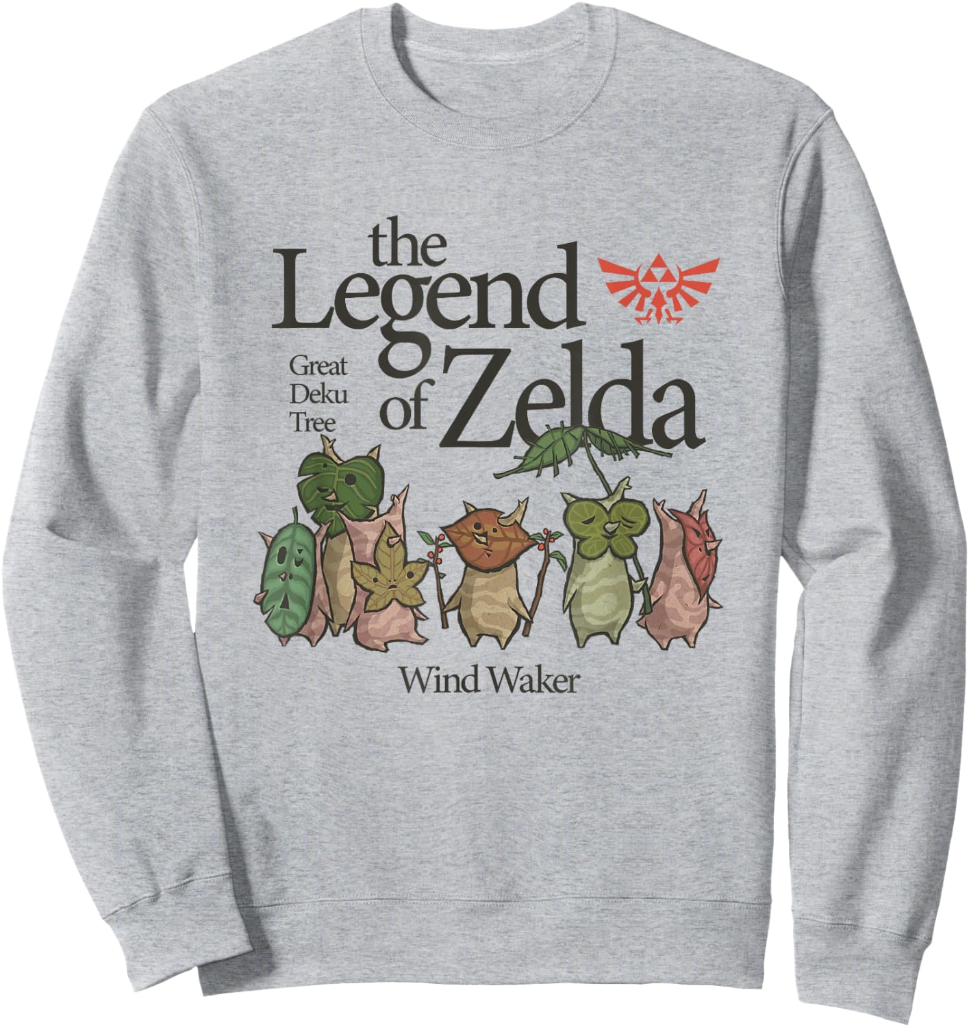 The Legend of Zelda Wind Waker Great Deku Tree Sweatshirt - Sweatshirt | Ash
