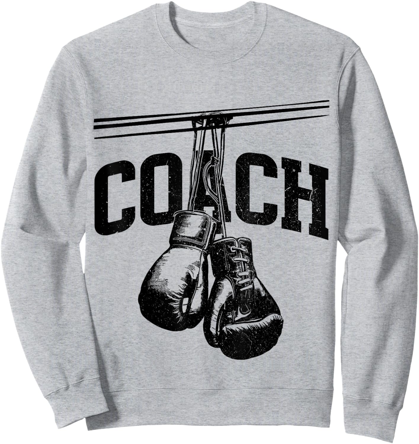 Boxing Coach, Kickboxing Muay Thai and Training MMA Gym , white, S Sweatshirt - Sweatshirt | Ash