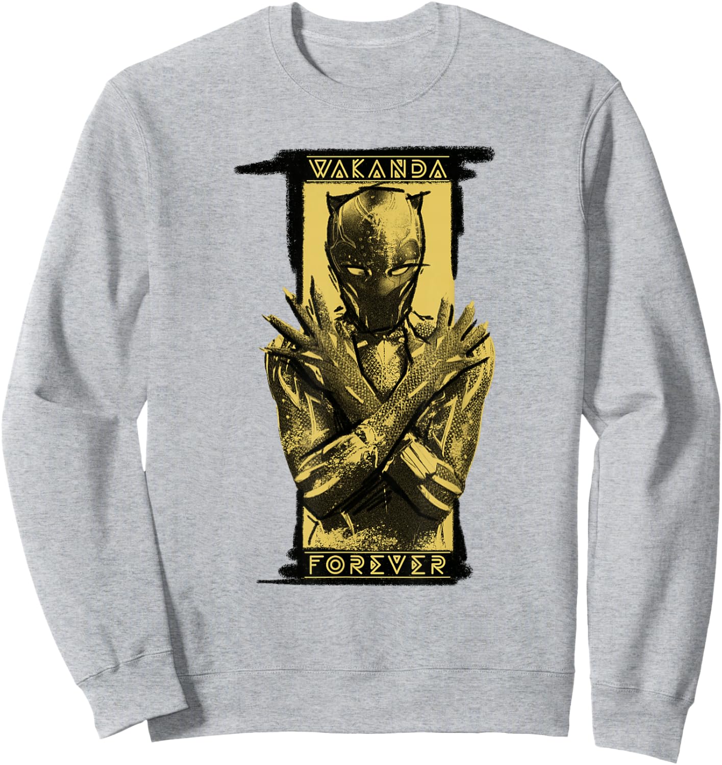 Marvel Black Panther: Wakanda Forever Shuri Salute Badge Sweatshirt - Sweatshirt | Ash
