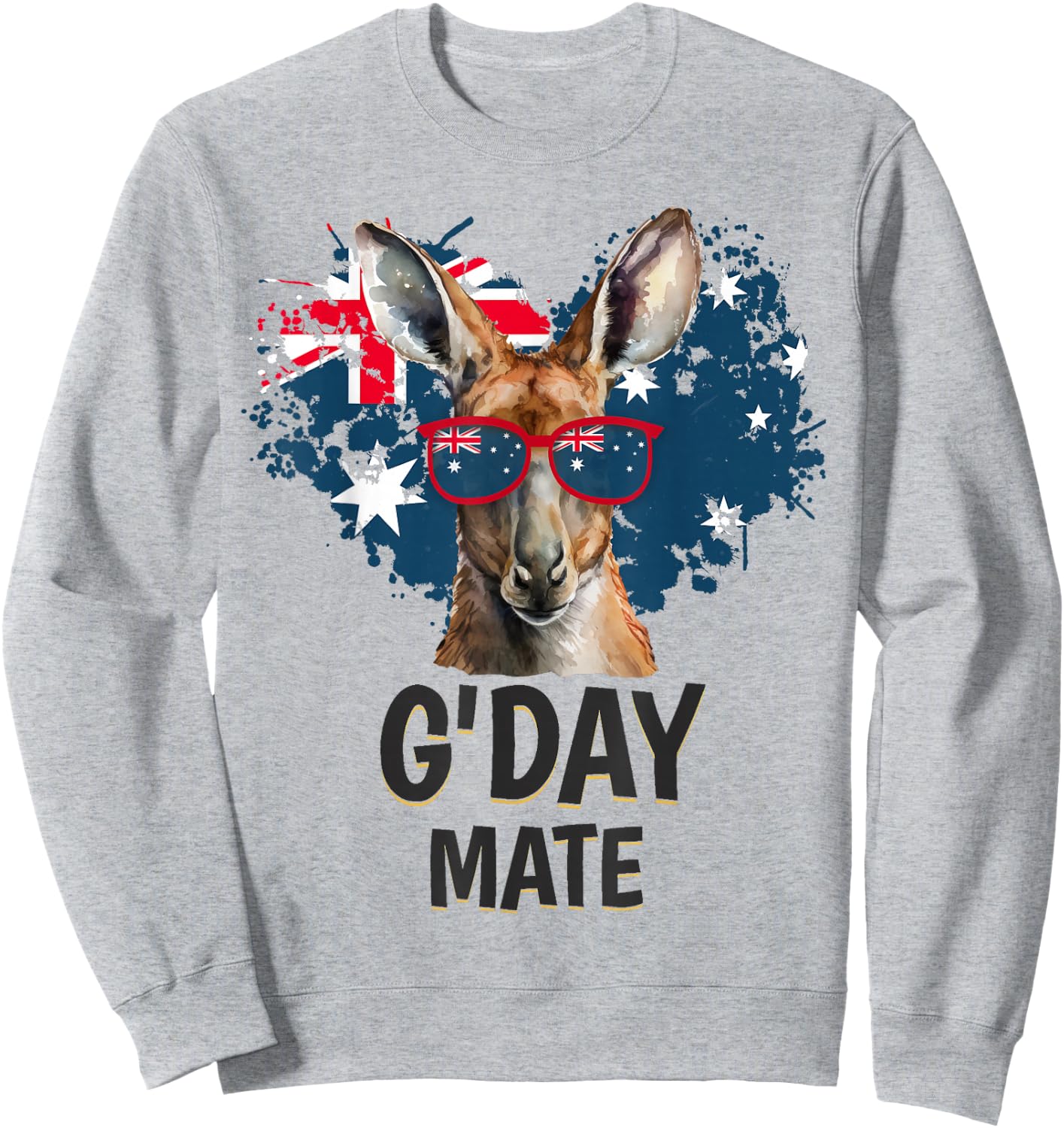 Australia Outfit for Kids & Kangaroo Idea for Australians Sweatshirt - Sweatshirt | Ash