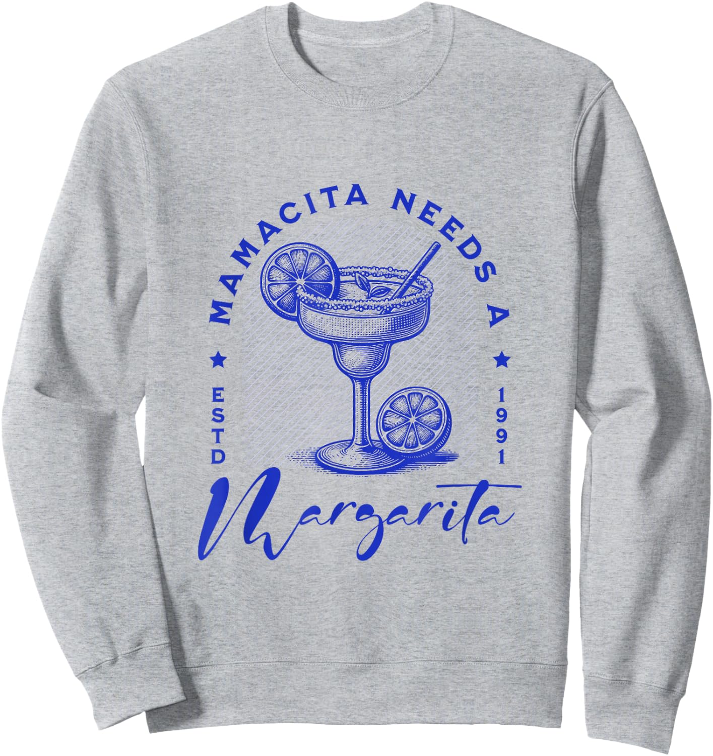 Mamacita needs a margarita – Funny Vintage Gift , white, S Sweatshirt - Sweatshirt | Ash