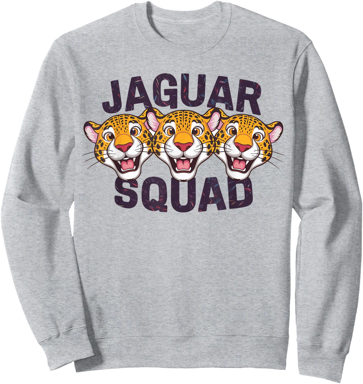Jaguar Squad Design for Jaguar Lover Stuff | Cool Jaguar Sweatshirt - Sweatshirt | Ash