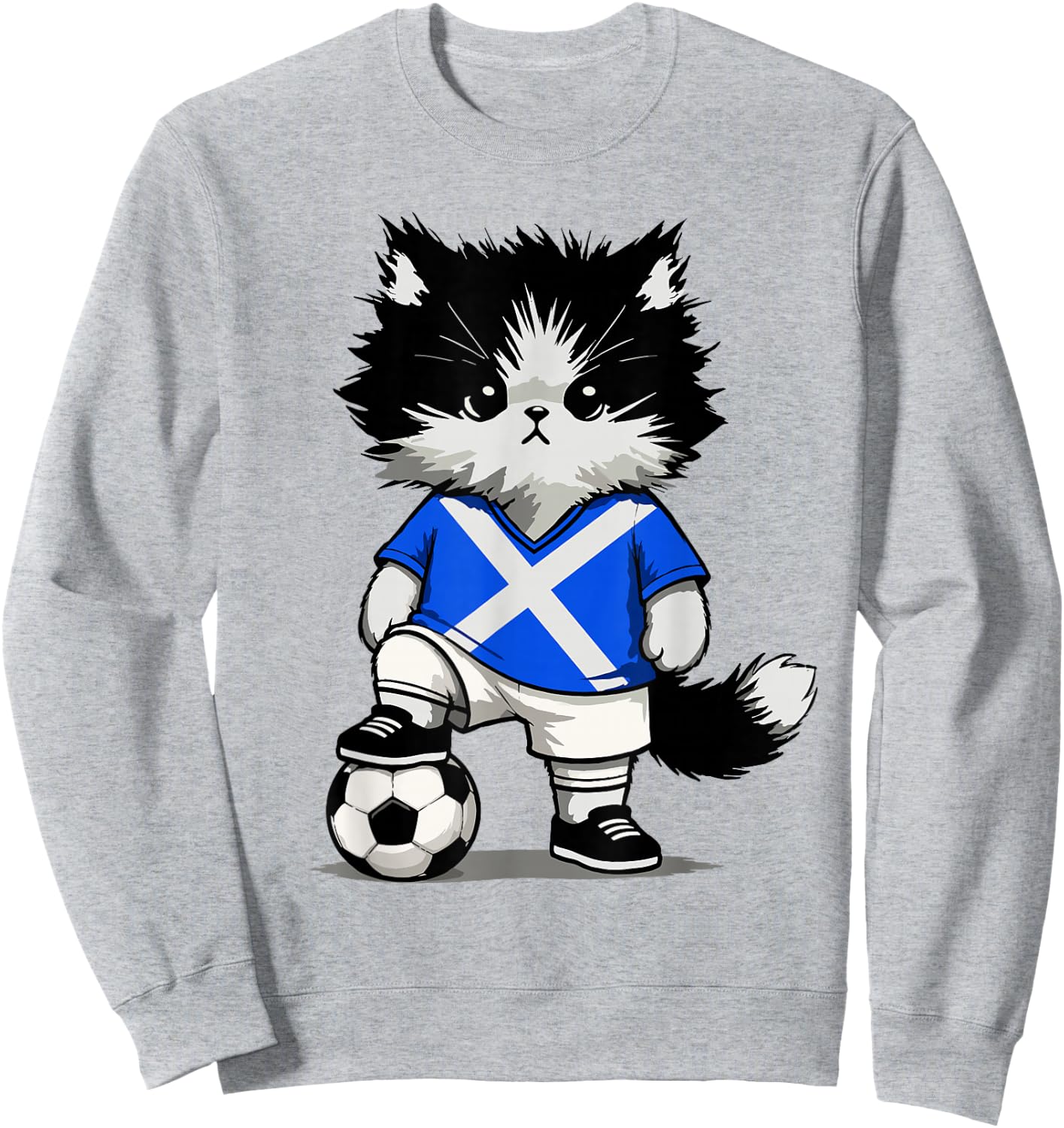 Scottish Flag Men Women Kids Scotland Sweatshirt - Sweatshirt | Ash
