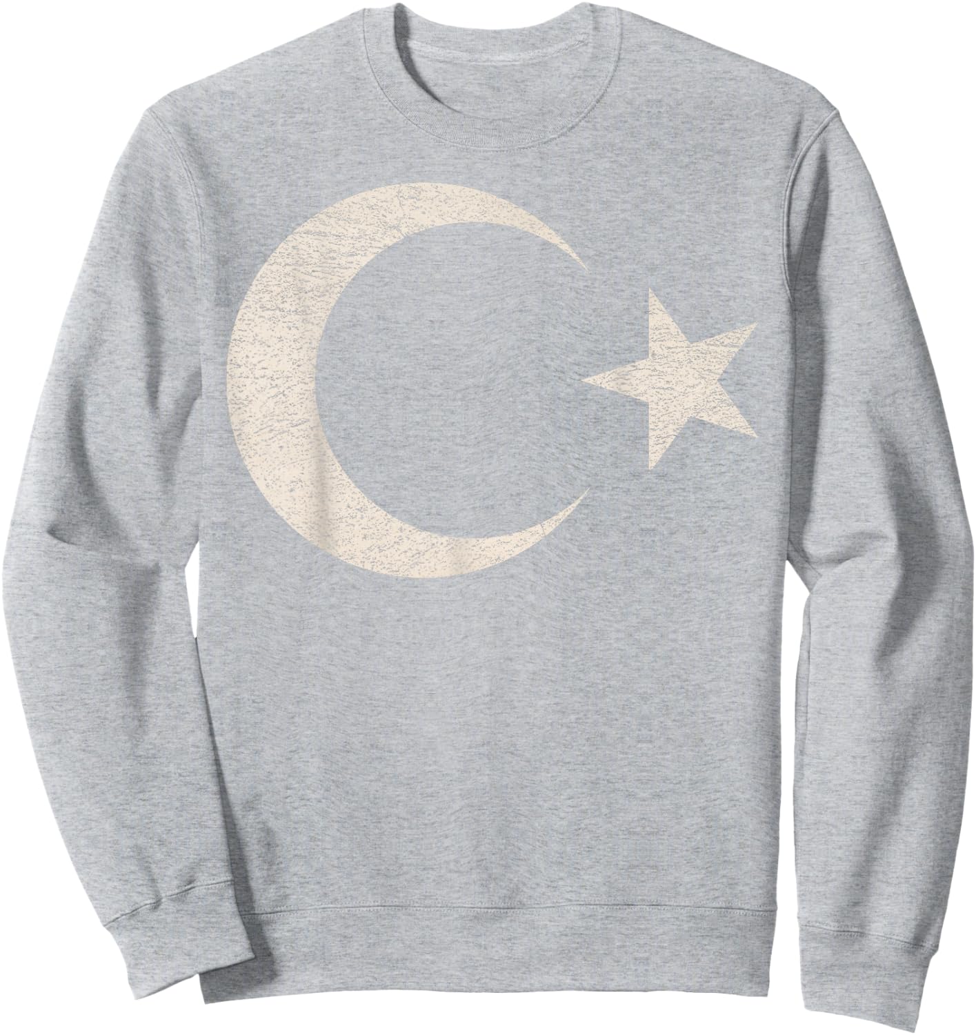 Vintage Turkish Flag Türkiye Türk Bayragi Turkey Sweatshirt - Sweatshirt | Ash