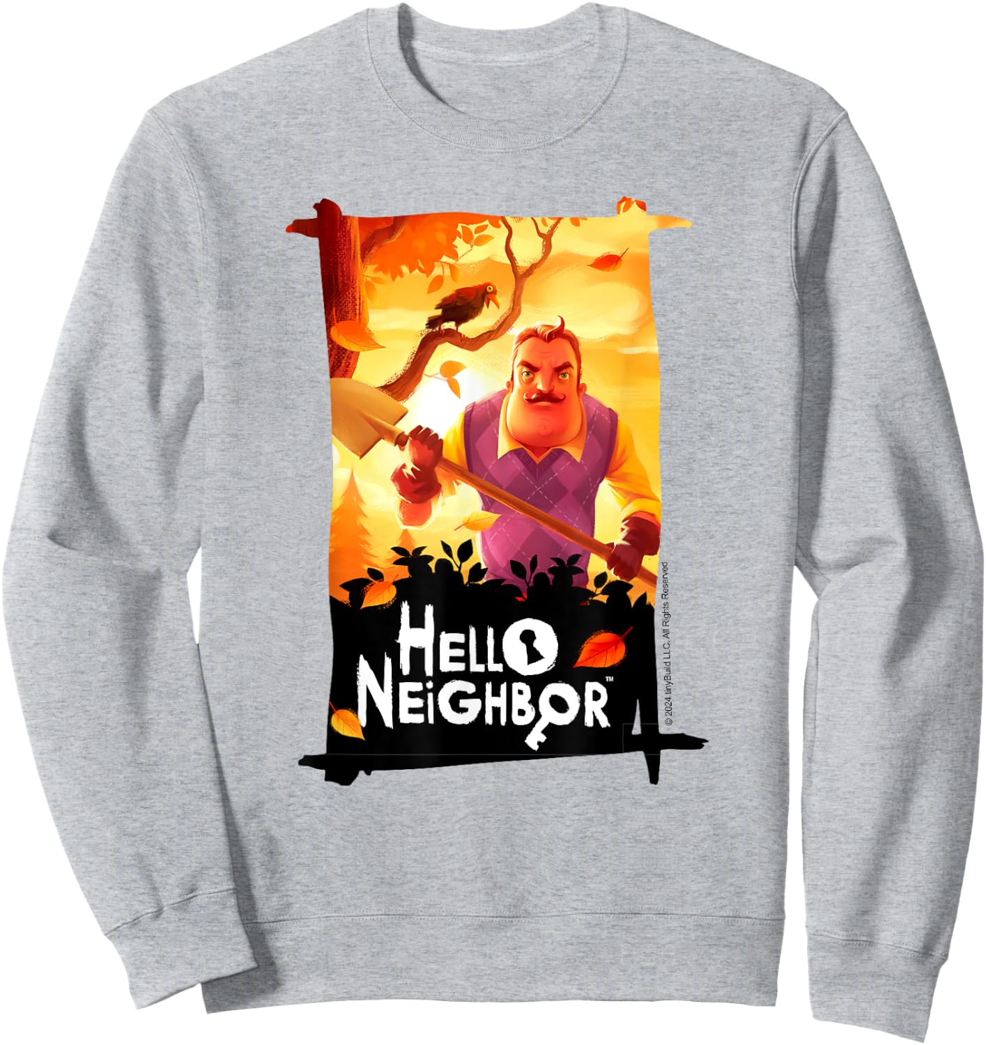 Hello Neighbor - Game Related Designs, Blue, S Sweatshirt - Sweatshirt | Ash