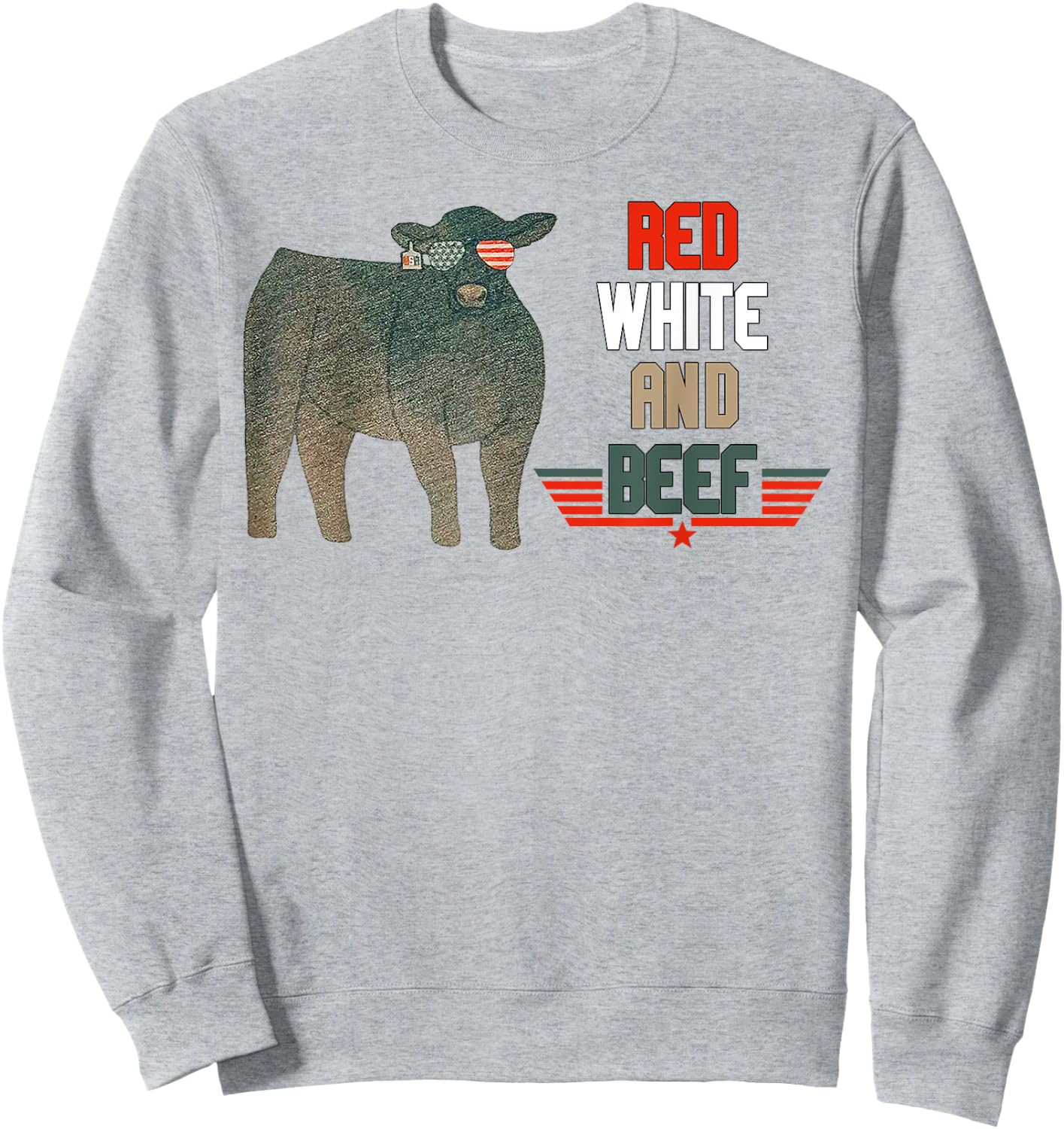 Red White And Beef Sweatshirt - Sweatshirt | Ash