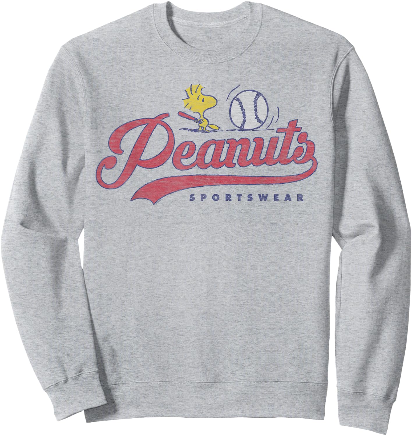 Peanuts Sportswear: Woodstock #50 Sweatshirt - Sweatshirt | Ash