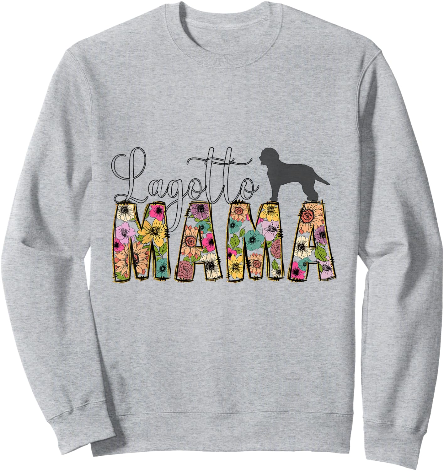 Lagotto Romagnolo Dog , White Sweatshirt - Sweatshirt | Ash