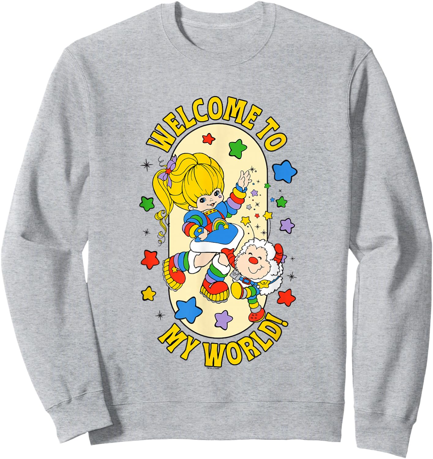 Rainbow Brite Welcome to My World Vintage Sprite Sweatshirt - Sweatshirt | Ash