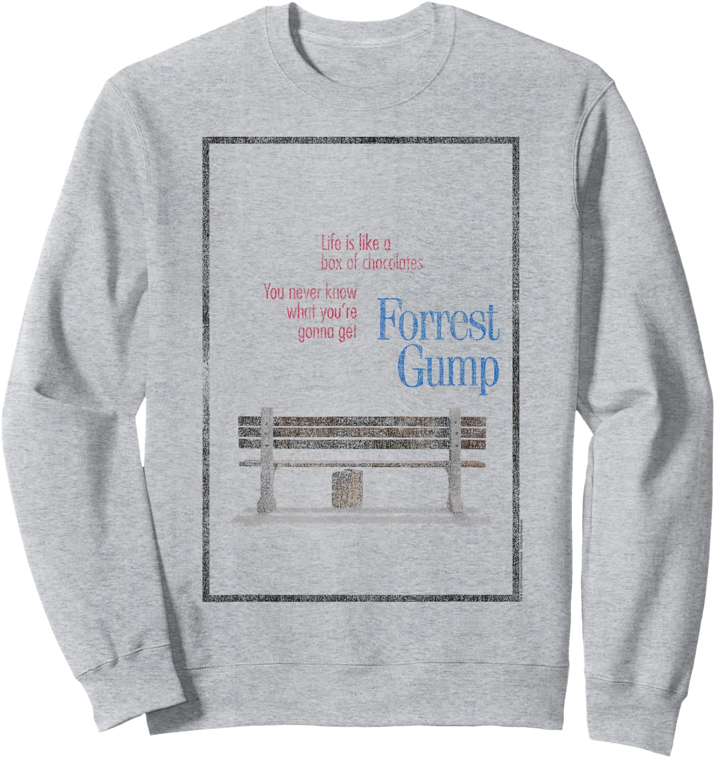 Forrest Gump Box of Chocolates Sweatshirt - Sweatshirt | Ash