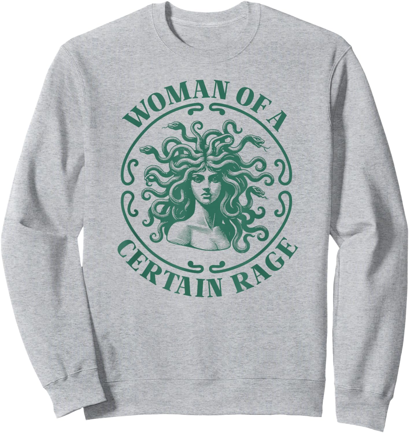 Die Frau Einer gewissen Wut Medusa Sweatshirt - Sweatshirt | Ash