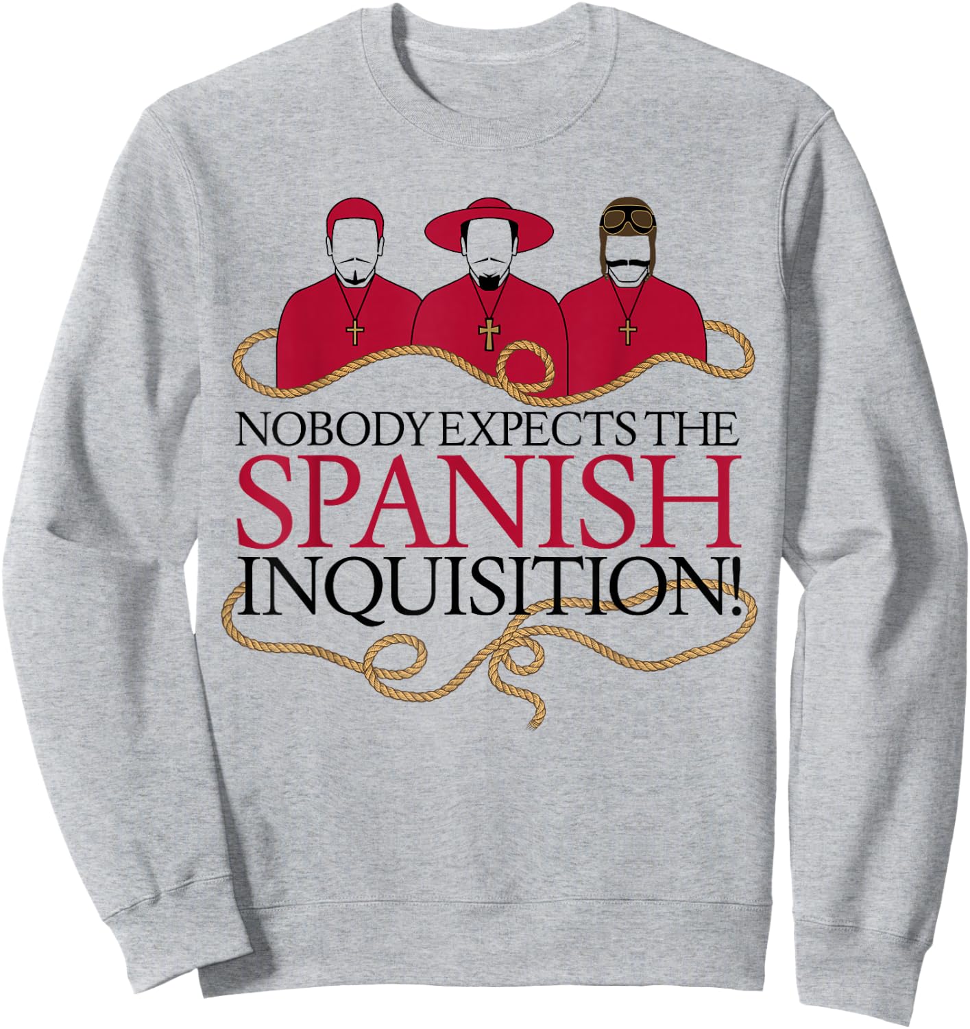 Monty Python Offizielle The Spanish Inquisition Sweatshirt - Sweatshirt | Ash