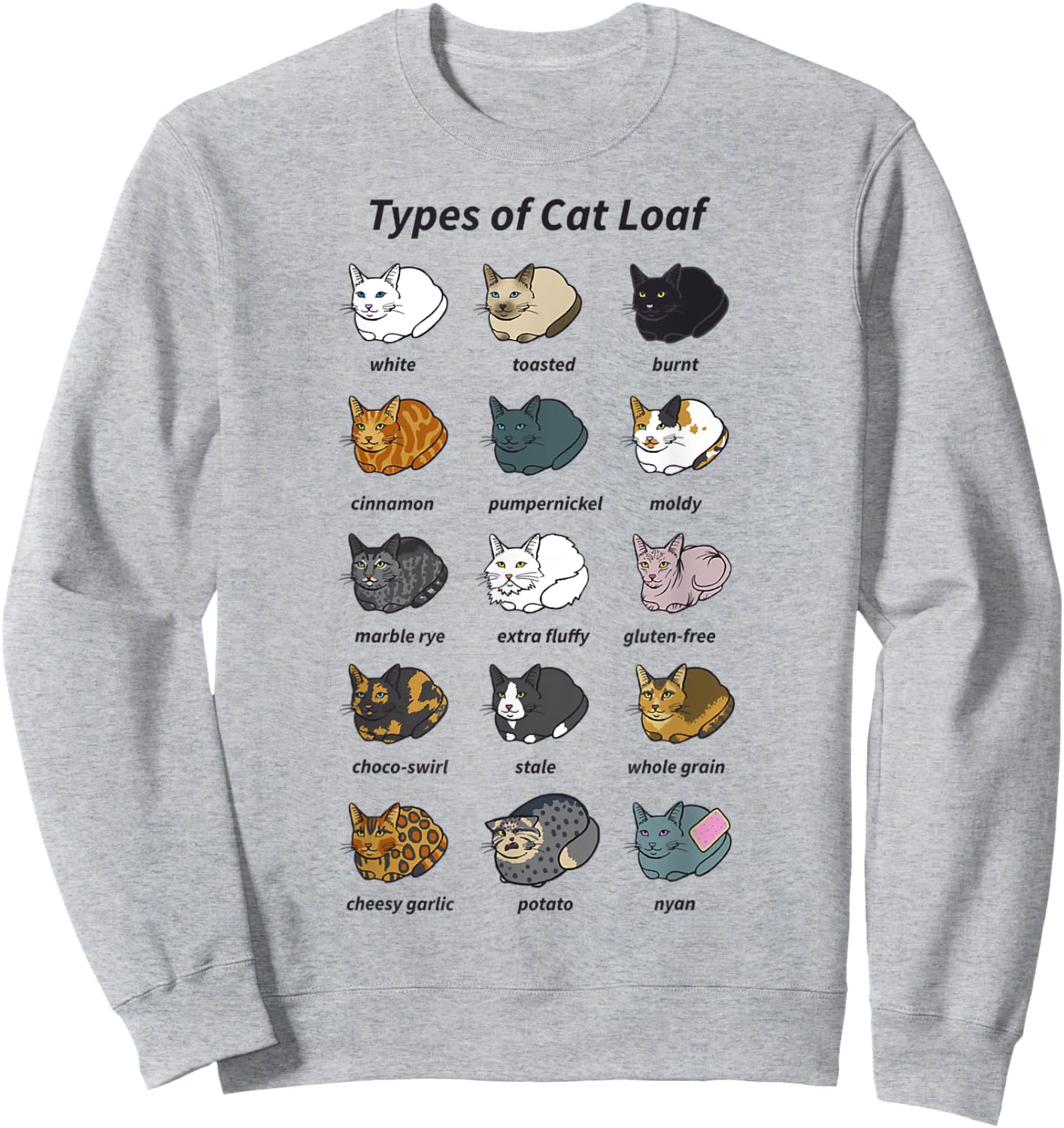 Cat Breads Baby Women Kids Sweatshirt - Sweatshirt | Ash