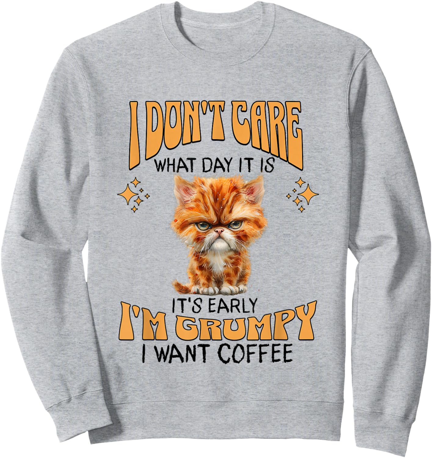 I Want Coffee Sweatshirt - Sweatshirt | Ash