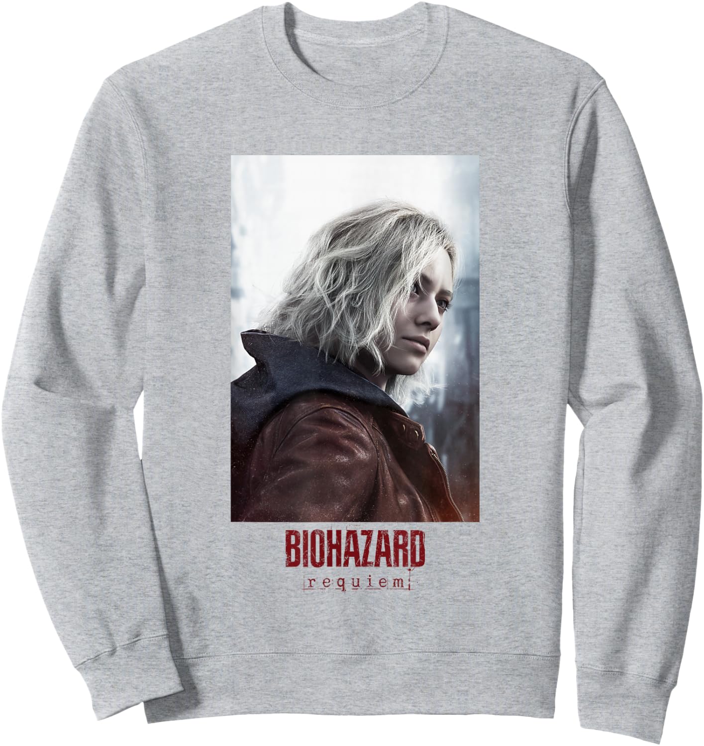 Resident Evil Requiem Grace Art FP(W) Sweatshirt - Sweatshirt | Ash