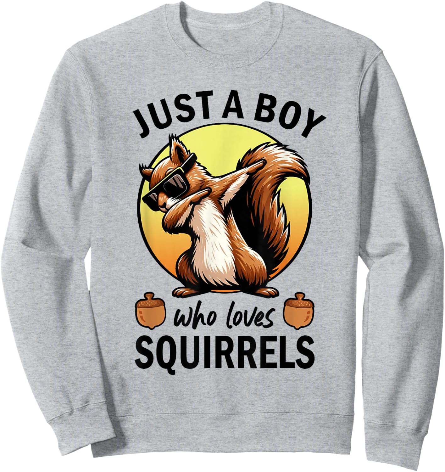 Just A Boy Who Loves Squirrels Sweatshirt - Sweatshirt | Ash