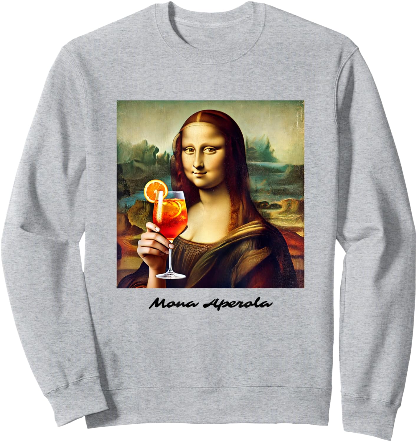 Mona Aperola | Holy Lisa Spritz Aperölchen Spritztour Team Sweatshirt - Sweatshirt | Ash