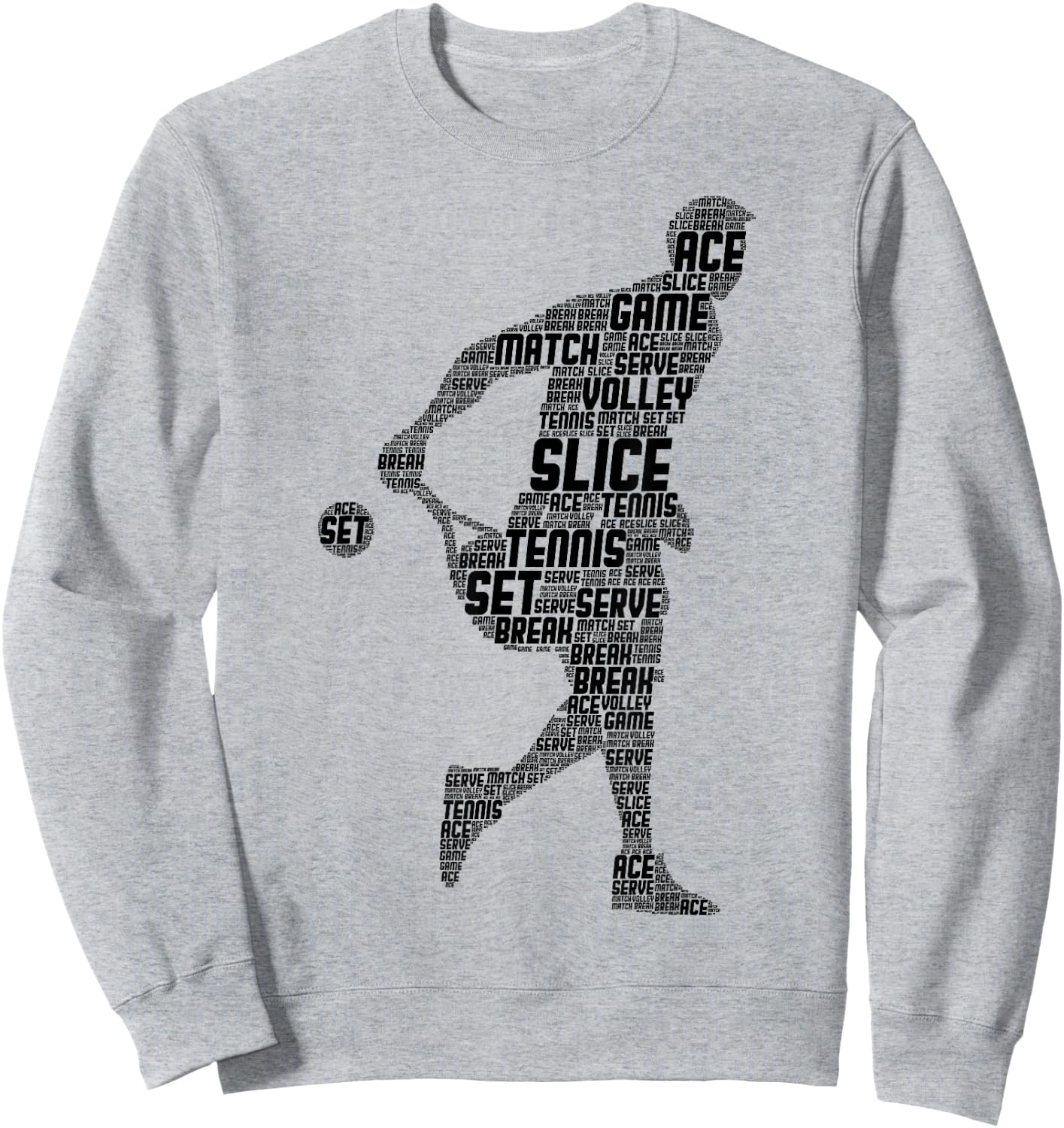 Tennis Boys Youth Men Kids Sweatshirt - Sweatshirt | Ash