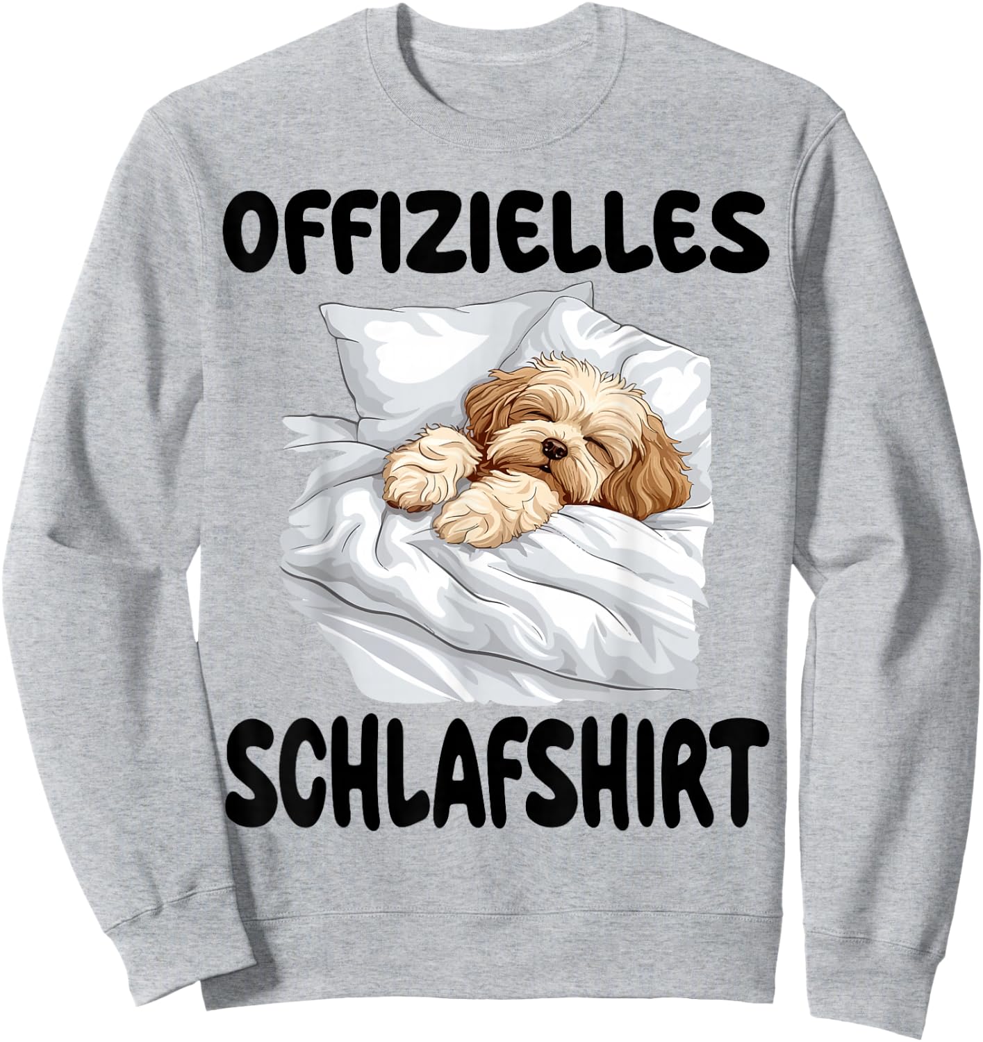 Havanese Dog Official Sleep Shirt Nightdress , black, S Sweatshirt - Sweatshirt | Ash