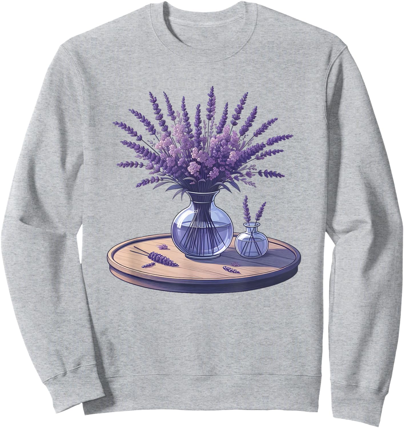 Lavender Flower , white, S Sweatshirt - Sweatshirt | Ash
