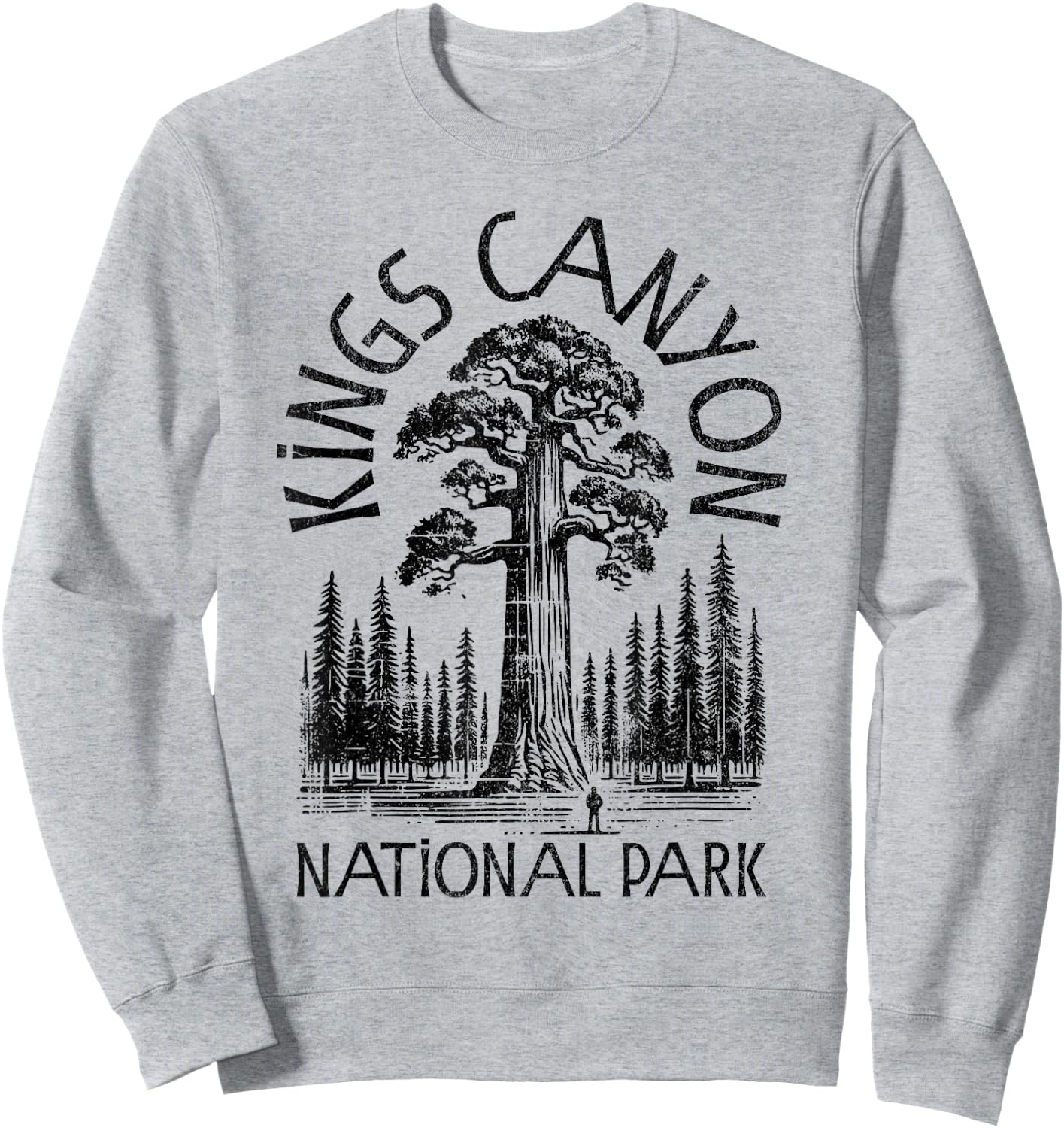 Kings Canyon National Park Sweatshirt - Sweatshirt | Ash