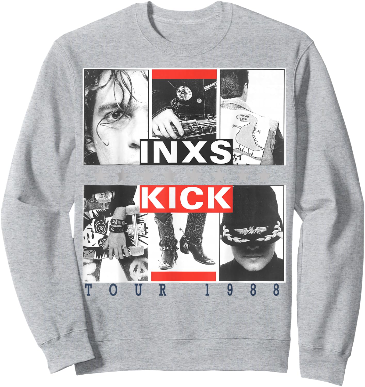 INXS Kick Inner Cover , white, S Sweatshirt - Sweatshirt | Ash