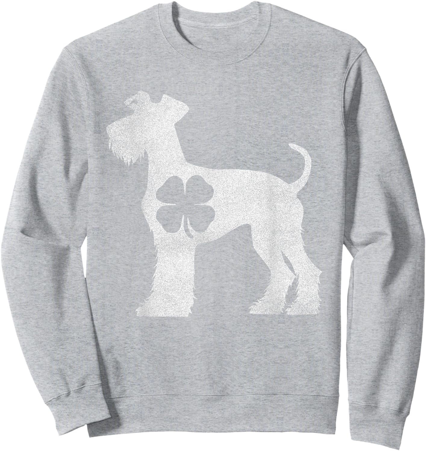 Airedale Terrier Dog - Shamrock St Patricks Day Saint Paddys Women Kids Sweatshirt - Sweatshirt | Ash