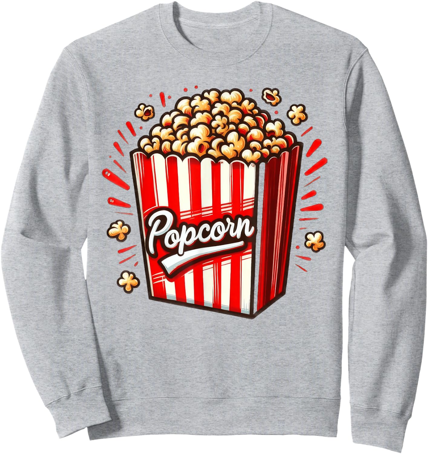 Popcorn Haarreif , White Sweatshirt - Sweatshirt | Ash